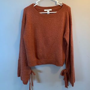 Cropped Bell Sleeve Sweater